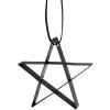 Décoration de Noël FIGURA 6 cm, étoile, noir doux, acier inoxydable, Stelton