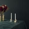 Bougeoir WHILE WAITING 10503 6 cm, laiton, acier inoxydable, Stelton