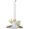 Bougeoir WHILE WAITING 10503 6 cm, laiton, acier inoxydable, Stelton