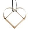 Décoration de Noël FIGURA 9 cm, coeur, laiton, acier inoxydable, Stelton