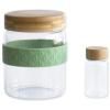 Lunchbox PKV-031, set de 2 pc, verre / bambou, Pebby