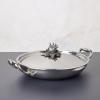 Poêle de service OPUS PRIMA 30 cm, argent, acier inoxydable, Ruffoni
