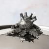 Poêle de service OPUS PRIMA 30 cm, argent, acier inoxydable, Ruffoni