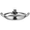Poêle de service OPUS PRIMA 30 cm, argent, acier inoxydable, Ruffoni