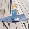 Bouteille d'eau PKV-001 550 ml, bleu, verre, Pebbly