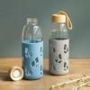 Bouteille d'eau PKV-001 550 ml, bleu, verre, Pebbly