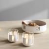 Photophore LUNA 7 cm, blanc doux, acier inoxydable / verre, Stelton