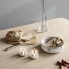 Photophore LUNA 7 cm, blanc doux, acier inoxydable / verre, Stelton