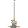 Bougeoir WHILE WAITING 10500 6 cm, laiton, acier inoxydable, Stelton