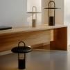 Lampe de table sans fil PIER 33 cm, LED, noir, Stelton
