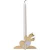 Bougeoir WHILE WAITING 10501 6 cm, laiton, acier inoxydable, Stelton