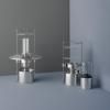 Lanterne EM 43 cm, argent, acier inoxydable, Stelton