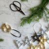Décoration de Noël FIGURA 5 cm, coeur, noir doux, acier inoxydable, Stelton