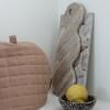 Plateau décoratif SKAGEN 40 cm, marron, marbre, Humdakin