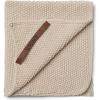 Torchon 28 x 28 cm, beige, coton, Humdakin