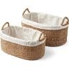 Bac à linge WICKER, set de 2 pc, sea grass, Humdakin