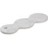 Plateau décoratif SKAGEN 40 cm, gris, marbre, Humdakin
