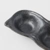 Coupelle à sauce TRIPLE POD 3 x 40 ml, noir, céramique, MIJ