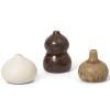Vase KOMO, set de 3 pc, grès, ferm LIVING