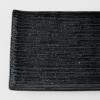 Plat de service CONTOUR 24 x 15 cm, noir, céramique, MIJ