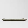 Plat de service CONTOUR 24 x 15 cm, vert, céramique, MIJ
