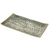 Plat de service CONTOUR 24 x 15 cm, vert, céramique, MIJ
