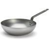 Wok MINERAL B 28 cm, argent, acier, de Buyer