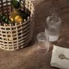 Carafe à eau RIPPLE 500 ml, avec verre, clair, verre, ferme LIVING