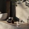 Carafe à eau RIPPLE 500 ml, avec verre, clair, verre, ferme LIVING