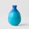 Bouteille de sake TURQUOISE, bleu, céramique, MIJ