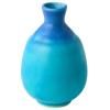 Bouteille de sake TURQUOISE, bleu, céramique, MIJ