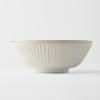 Bol WHITE SENDAN 21,5 cm, blanc, céramique, MIJ