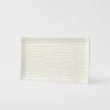 Plat de service CONTOUR 24 x 15 cm, blanc, céramique, MIJ