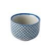 Verre à sake SHIBORI 30 ml, bleu, céramique, MIJ