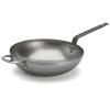 Wok MINERAL B 32 cm, argent, acier, de Buyer
