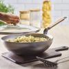 Wok MINERAL B BOIS 28 cm, argent, acier, de Buyer