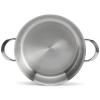 Faitout ALCHIMY 24 cm, argent, acier inoxidable, de Buyer
