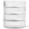 Bol RIPPLE 12 cm, set de 4 pc, clair, ferme LIVING
