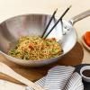 Wok ALCHIMY 28 cm, argent, acier inoxidable, de Buyer