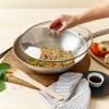 Wok ALCHIMY 28 cm, argent, acier inoxidable, de Buyer
