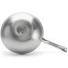 Wok ALCHIMY 28 cm, argent, acier inoxidable, de Buyer