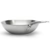 Wok ALCHIMY 28 cm, argent, acier inoxidable, de Buyer