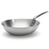 Wok ALCHIMY 28 cm, argent, acier inoxidable, de Buyer
