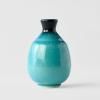 Bouteille de sake INK & TURQUOISE, bleu, céramique, MIJ
