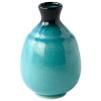 Bouteille de sake INK & TURQUOISE, bleu, céramique, MIJ