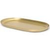 Plateau décoratif BASHO 18,5 cm, laiton, ferme LIVING