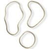 Dessous de plat POND, set de 3 pc, laiton, ferm LIVING