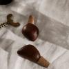 Bouchon à vin CAIRN, set de 2 pc, marron, bois, ferm LIVING