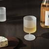 verre à vin RIPPLE 270 ml, set de 2 pc, blanc, ferme LIVING