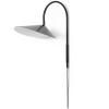 applique murale ARUM 26 cm, noir, aluminium, ferme LIVING